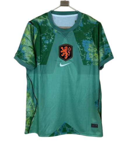 2026-27 Netherlands green Goalkeeper Fan Version Soccer Jersey
