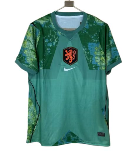 2026-27 Netherlands green Goalkeeper Fan Version Soccer Jersey