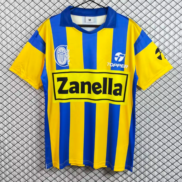 1986-1987 Rosario Central Home Retro Soccer Jersey