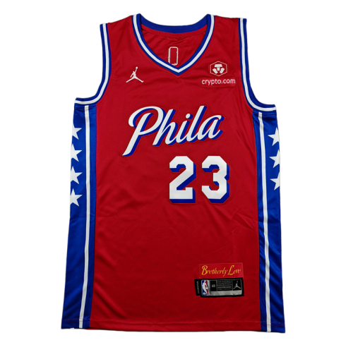2026-27 76ERS #23 red Top Quality Hot Pressing NBA Jersey (V领)