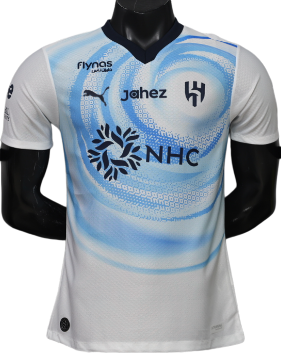 2026-27 Al-Hilal away blue white Player Version Soccer Jersey