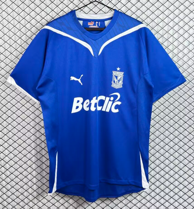 2009-2010 Lech Poznan Home retro blue Soccer Jersey