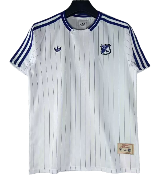 2026-27 Millonarios white Retro version Fans Soccer Jersey