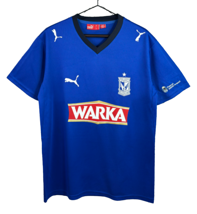 2010-2011 Lech Poznan Home retro blue Soccer Jersey