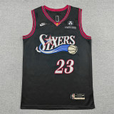 2026-27 76ERS #23 black Top Quality Hot Pressing NBA Jersey (V领)