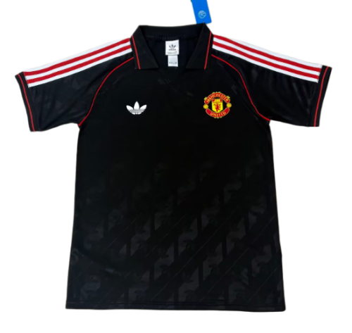 2026-27 Mens Manchester United black Polo Fans Soccer Jersey