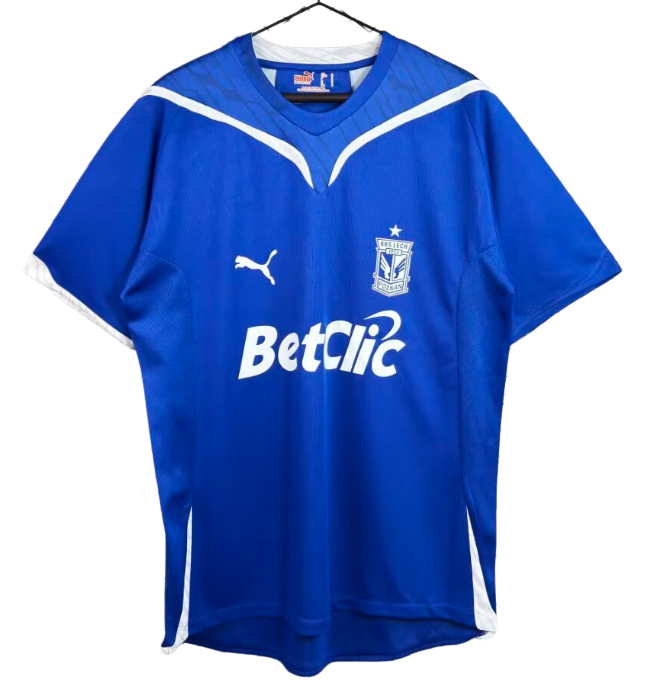 2009-2010 Lech Poznan Home retro blue Soccer Jersey
