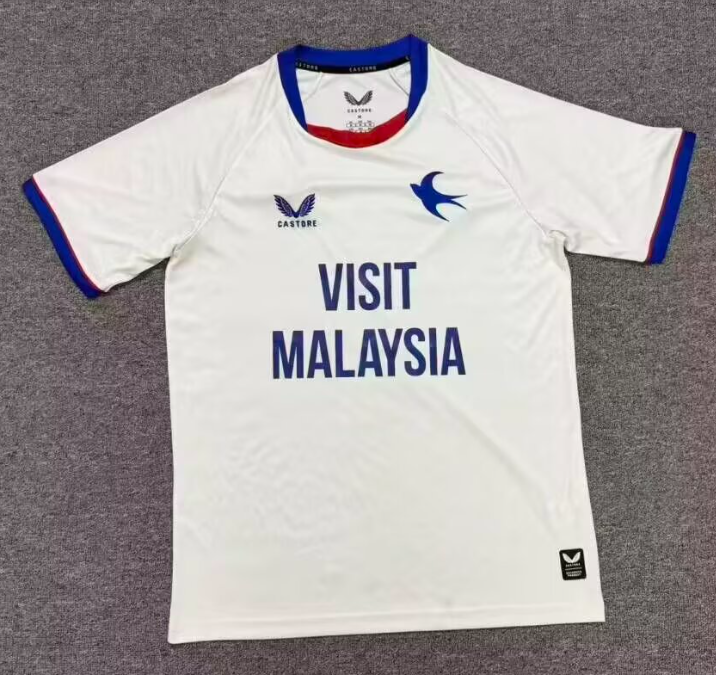 2026-27 Mens Cardiff City away white soccere jersey
