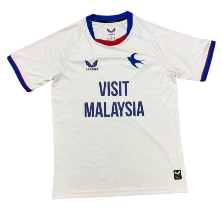 2026-27 Mens Cardiff City away white soccere jersey