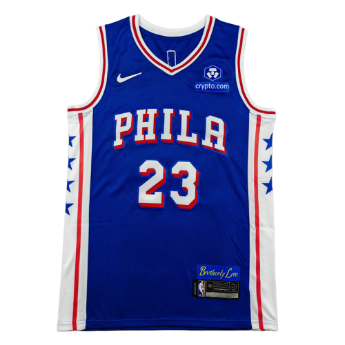 2026-27 76ERS #23 blue Top Quality Hot Pressing NBA Jersey (V领)