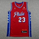 2026-27 76ERS #23 red Top Quality Hot Pressing NBA Jersey (V领)