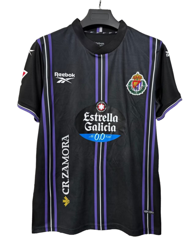 2026-27 Valladolid away black Fans Soccer Jersey