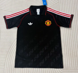 2026-27 Mens Manchester United black Polo Fans Soccer Jersey