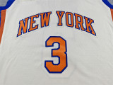 2026 KNICKS #3 off-white City Edition Top Quality Hot Pressing NBA Jersey
