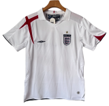 2006 Mens England home white Retro Soccer Jersey