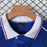1998 Mens Retro Japan home blue soccer Jersey
