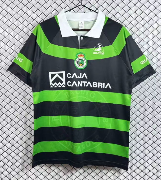 1998-1999 Mens Racing de Santander Retro away Soccer Jersey