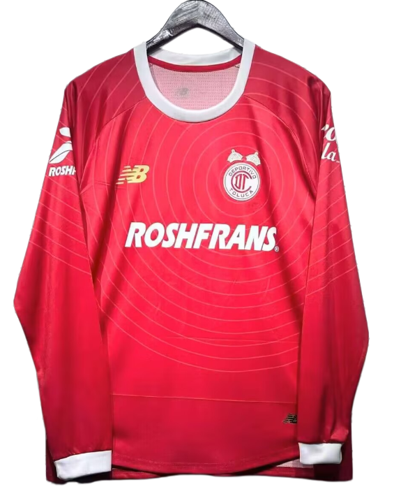 2026-27 Mens Toluca Double-Champion Long Sleeve Soccer Jersey