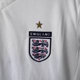 2006 Mens England home white Retro Soccer Jersey