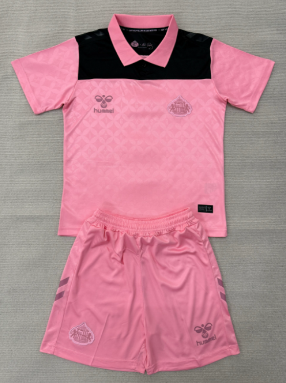2026-27 Kids Sunderland away pink Soccer Jersey