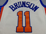 2026 KNICKS #11 off-white City Edition Top Quality Hot Pressing NBA Jersey