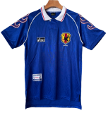 1998 Mens Retro Japan home blue soccer Jersey