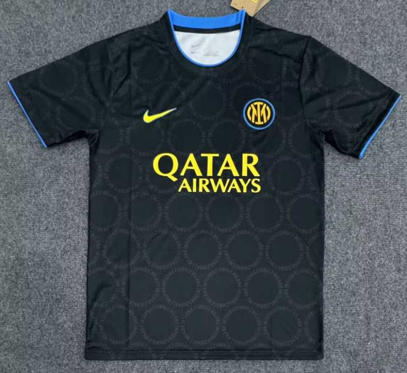 2026-27 Mens Inter Milan black Training shirts
