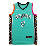 2023 Sa Spurs green #2 City Edition Top Quality Hot Pressing NBA Jersey