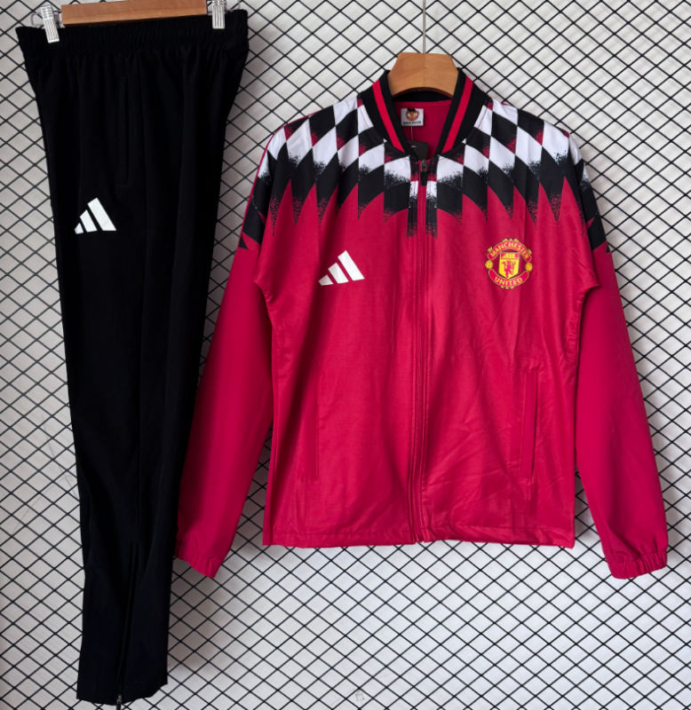 2026-27 Manchester United red Windbreaker suit