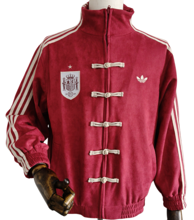 2026-27 Spain burgundy Tang Suit Jacket