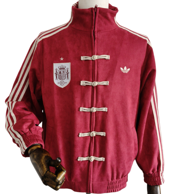 2026-27 Spain burgundy Tang Suit Jacket
