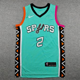 2023 Sa Spurs green #2 City Edition Top Quality Hot Pressing NBA Jersey