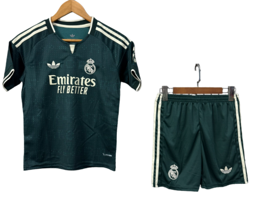 2026-27 Kids Real Madrid away green Soccer Jersey