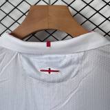 2006 Mens England home white Retro Soccer Jersey