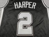 2026 Sa Spurs HAPPER #2 black Top Quality Hot Pressing NBA Jersey