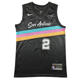 2026 Sa Spurs HAPPER #2 Black City Edition Top Quality Hot Pressing NBA Jersey