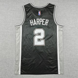 2026 Sa Spurs HAPPER #2 black Top Quality Hot Pressing NBA Jersey