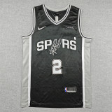 2026 Sa Spurs HAPPER #2 black Top Quality Hot Pressing NBA Jersey