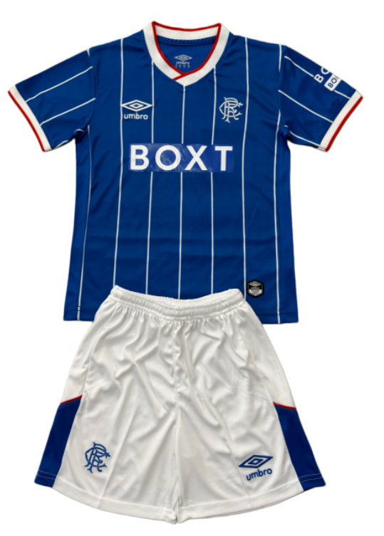 2026-27 Kids Rangers Hoem blue soccer Jersey