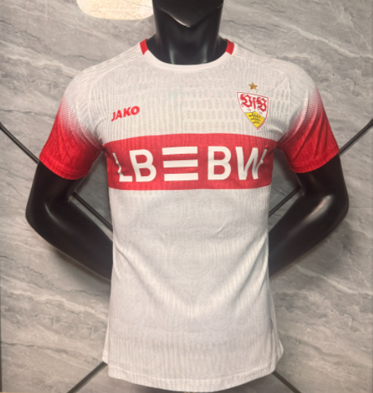 2026-27 Mens Stuttgart Home white Player version Soccer Jersey
