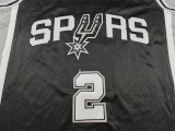 2026 Sa Spurs HAPPER #2 black Top Quality Hot Pressing NBA Jersey