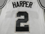 2026 Sa Spurs HAPPER #2 white Top Quality Hot Pressing NBA Jersey