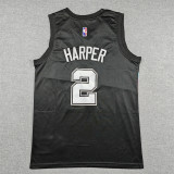2026 Sa Spurs HAPPER #2 Black City Edition Top Quality Hot Pressing NBA Jersey