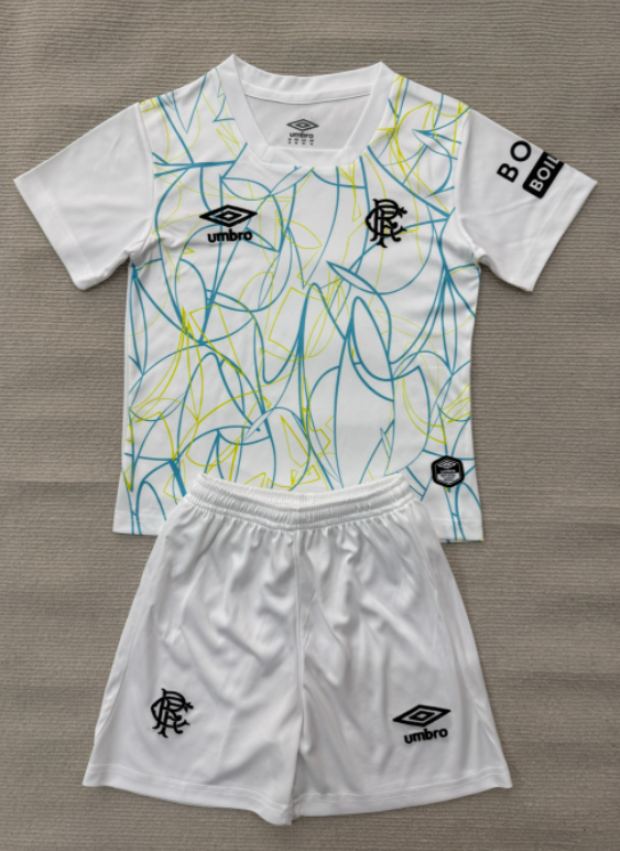 2026-27 Kids Rangers white goalkeeper soccer Jersey