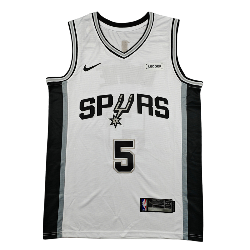 2026 Sa Spurs CASTLE #5 white Top Quality Hot Pressing NBA Jersey
