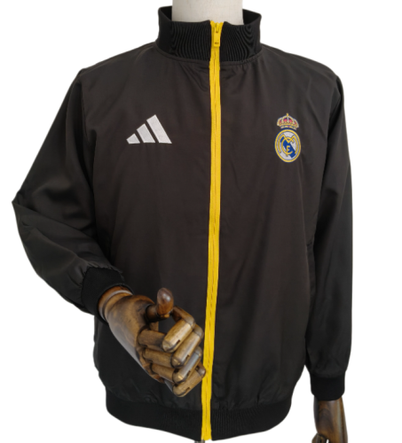2026-27 Mens Real Madrid black Windbreaker