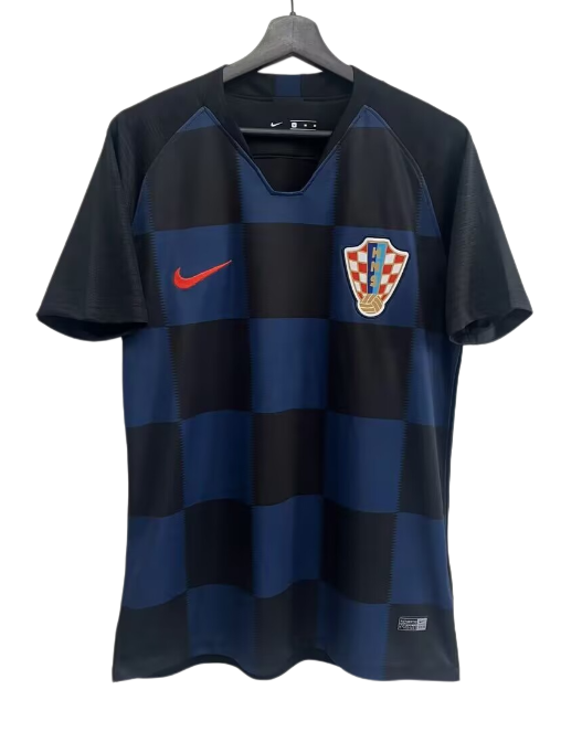 2018 Mens Croatia away Retro Soccer Jersey