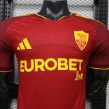 2026-27 Mens Roma home red Player version soccer Jersey
