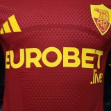 2026-27 Mens Roma home red Player version soccer Jersey