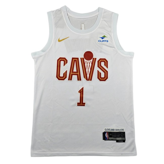 2026 Cleveland Cavaliers HARDEN #1 white Top Quality Hot Pressing NBA Jersey